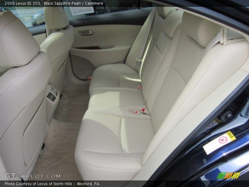 Black Sapphire Pearl / Cashmere 2009 Lexus ES 350