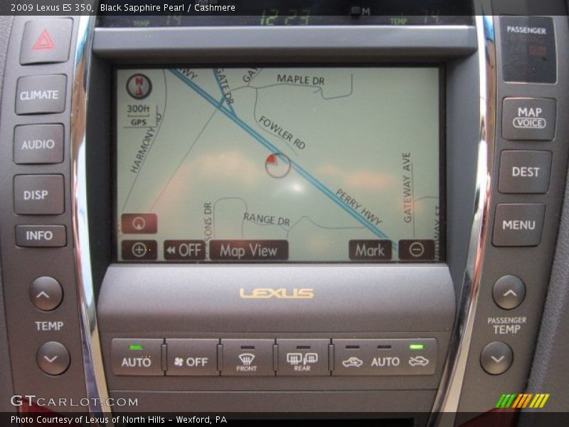 Black Sapphire Pearl / Cashmere 2009 Lexus ES 350