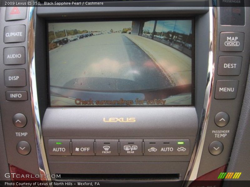 Black Sapphire Pearl / Cashmere 2009 Lexus ES 350