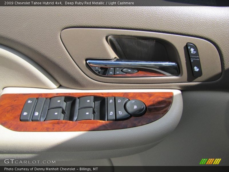 Deep Ruby Red Metallic / Light Cashmere 2009 Chevrolet Tahoe Hybrid 4x4