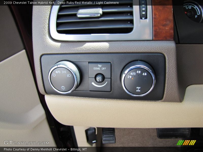 Deep Ruby Red Metallic / Light Cashmere 2009 Chevrolet Tahoe Hybrid 4x4