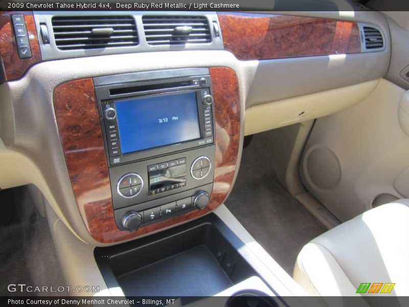 Deep Ruby Red Metallic / Light Cashmere 2009 Chevrolet Tahoe Hybrid 4x4