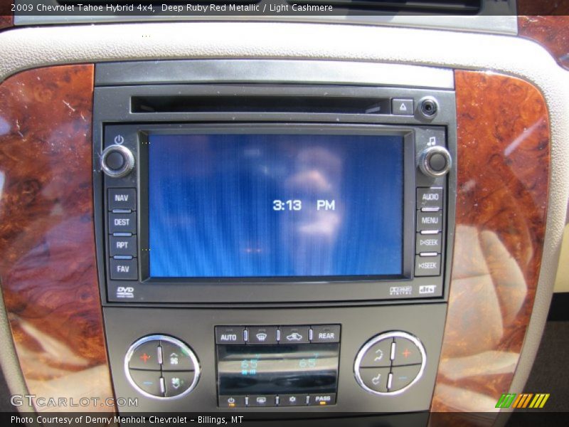 Deep Ruby Red Metallic / Light Cashmere 2009 Chevrolet Tahoe Hybrid 4x4