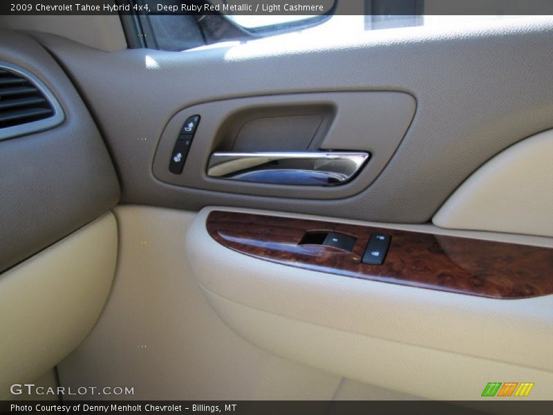 Deep Ruby Red Metallic / Light Cashmere 2009 Chevrolet Tahoe Hybrid 4x4