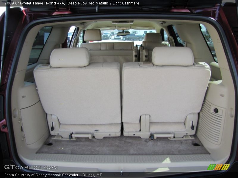 Deep Ruby Red Metallic / Light Cashmere 2009 Chevrolet Tahoe Hybrid 4x4