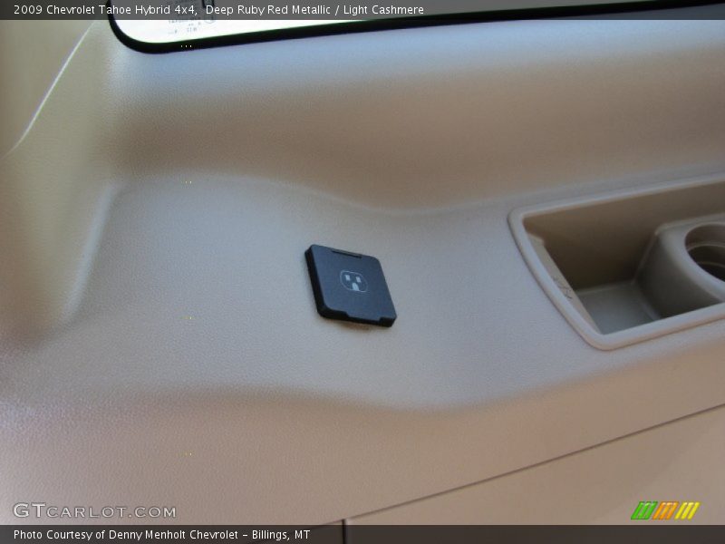 Deep Ruby Red Metallic / Light Cashmere 2009 Chevrolet Tahoe Hybrid 4x4
