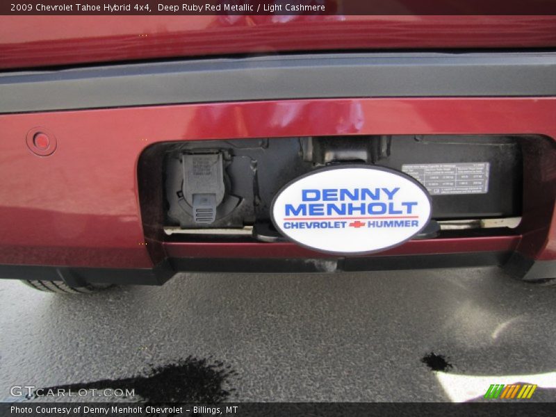 Deep Ruby Red Metallic / Light Cashmere 2009 Chevrolet Tahoe Hybrid 4x4