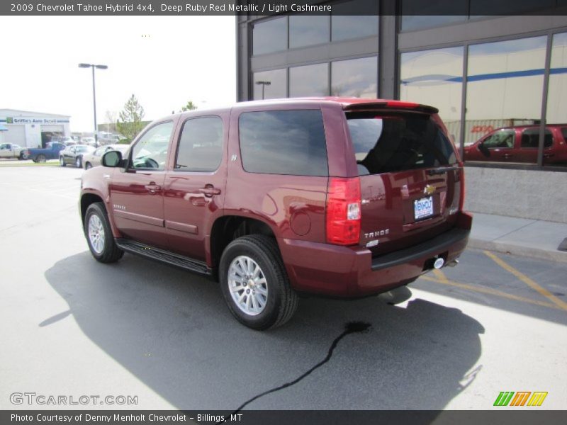 Deep Ruby Red Metallic / Light Cashmere 2009 Chevrolet Tahoe Hybrid 4x4