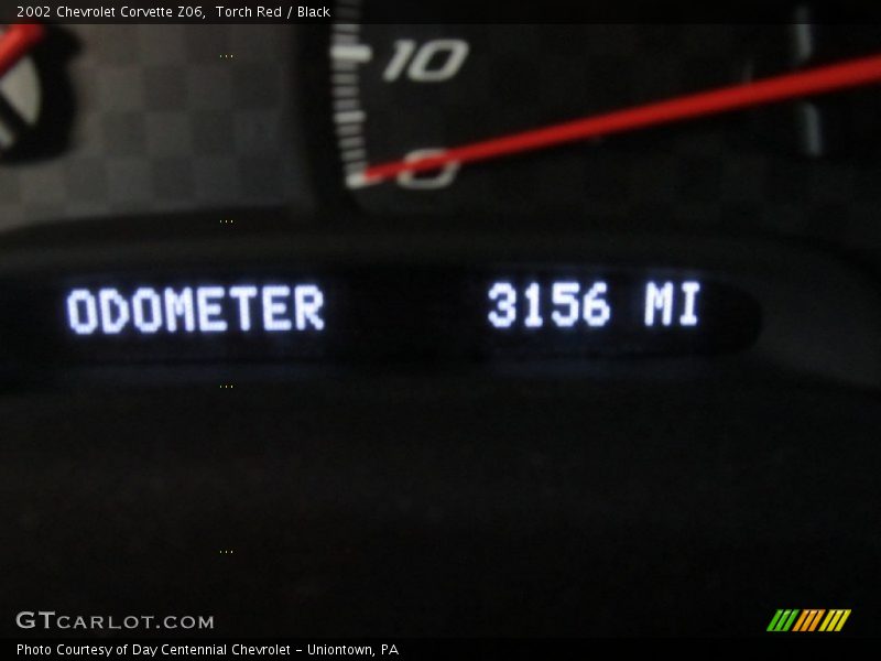 Torch Red / Black 2002 Chevrolet Corvette Z06