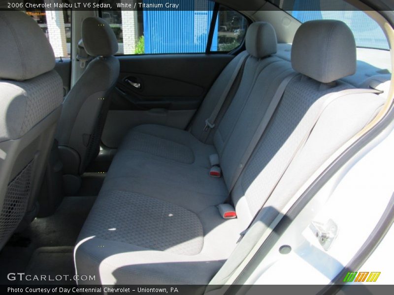 White / Titanium Gray 2006 Chevrolet Malibu LT V6 Sedan