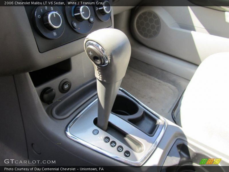 White / Titanium Gray 2006 Chevrolet Malibu LT V6 Sedan