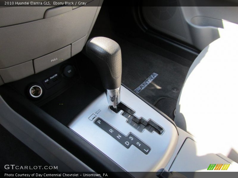 Ebony Black / Gray 2010 Hyundai Elantra GLS