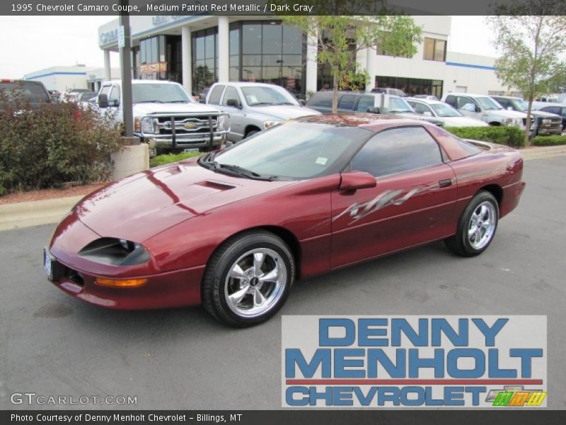 Medium Patriot Red Metallic / Dark Gray 1995 Chevrolet Camaro Coupe