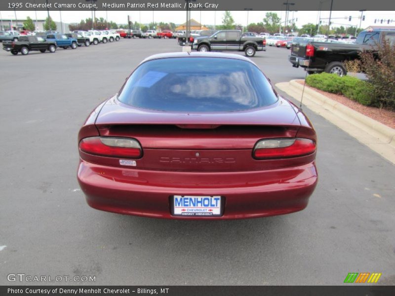 Medium Patriot Red Metallic / Dark Gray 1995 Chevrolet Camaro Coupe