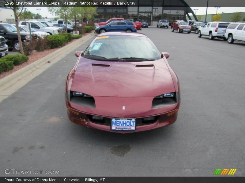 Medium Patriot Red Metallic / Dark Gray 1995 Chevrolet Camaro Coupe