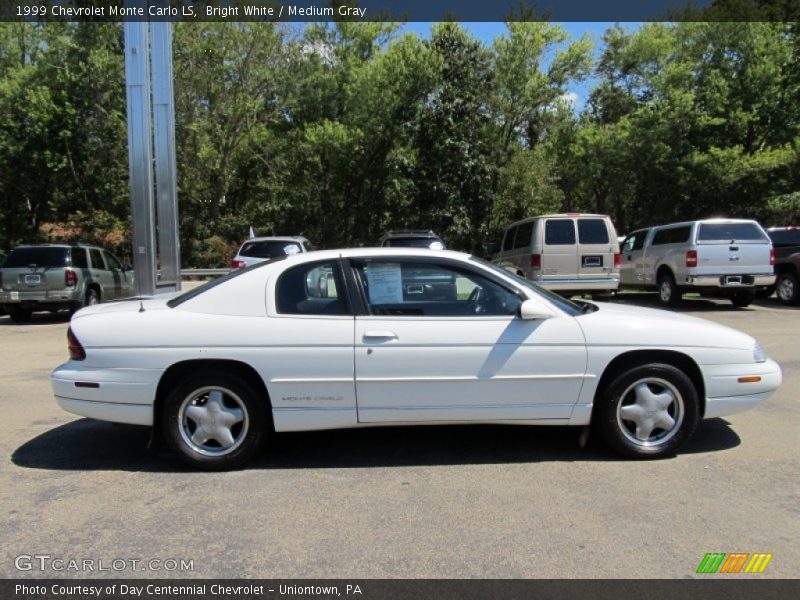 Bright White / Medium Gray 1999 Chevrolet Monte Carlo LS