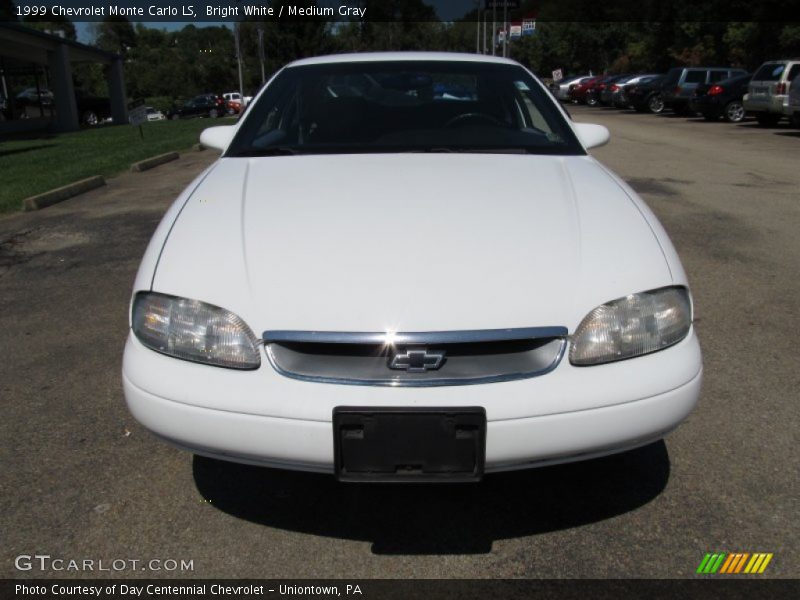 Bright White / Medium Gray 1999 Chevrolet Monte Carlo LS