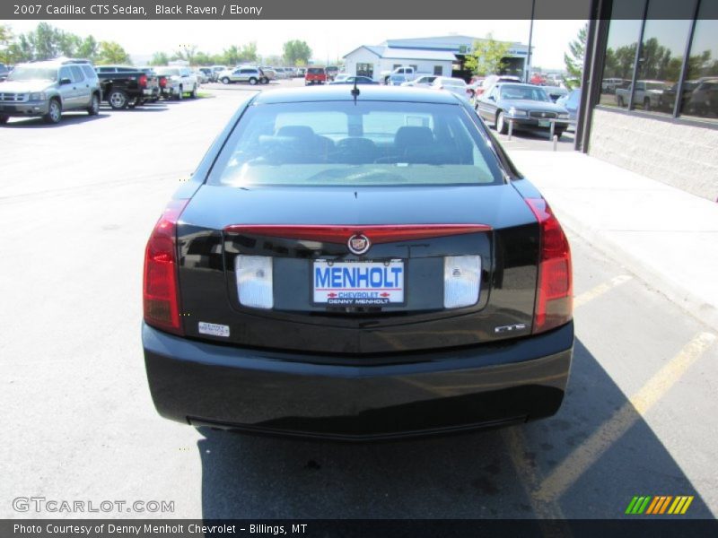 Black Raven / Ebony 2007 Cadillac CTS Sedan