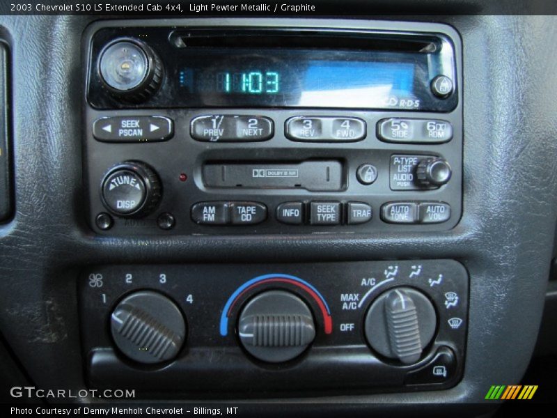 Controls of 2003 S10 LS Extended Cab 4x4