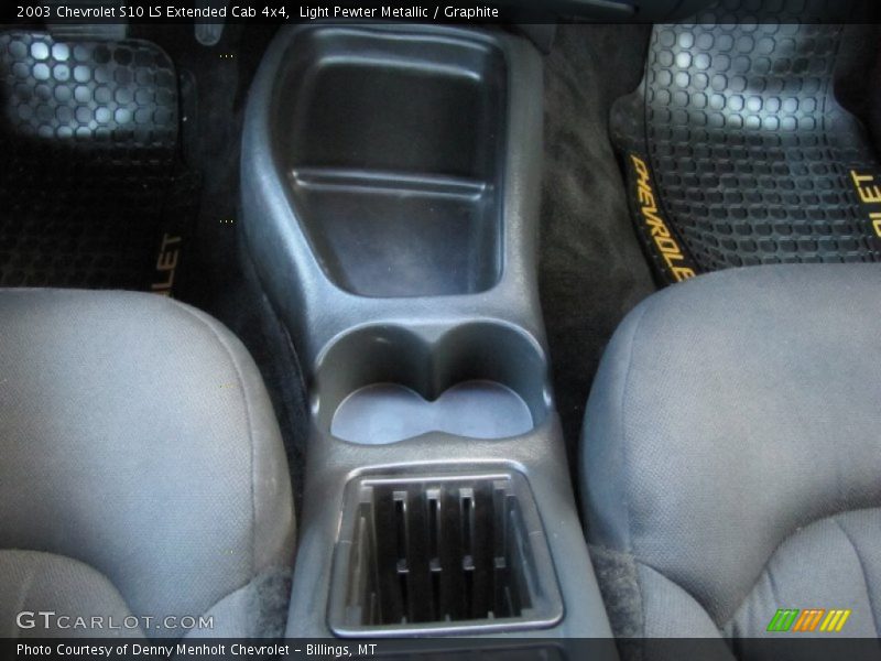 Light Pewter Metallic / Graphite 2003 Chevrolet S10 LS Extended Cab 4x4