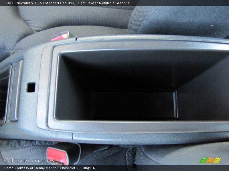 Light Pewter Metallic / Graphite 2003 Chevrolet S10 LS Extended Cab 4x4