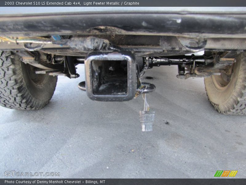 Light Pewter Metallic / Graphite 2003 Chevrolet S10 LS Extended Cab 4x4