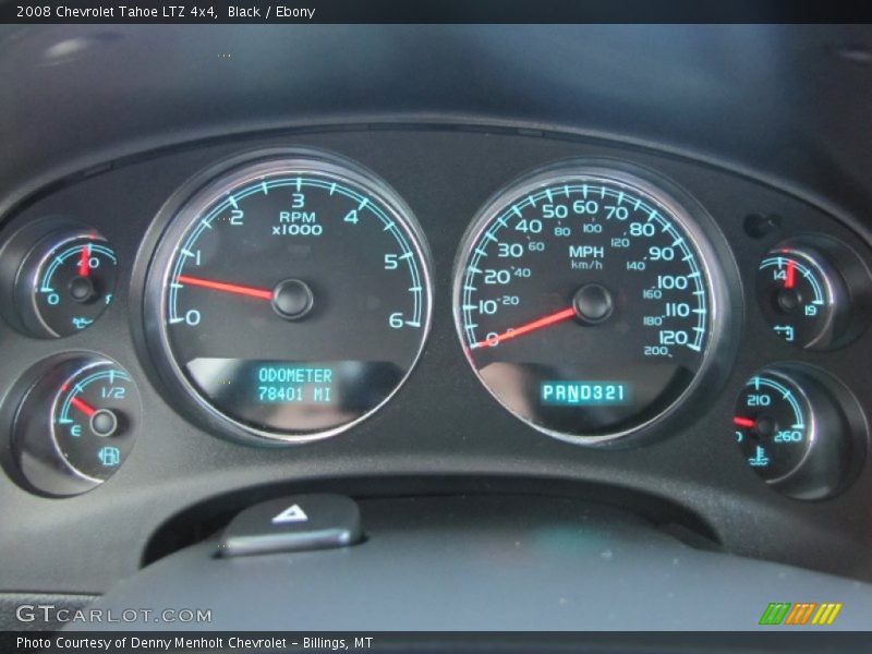  2008 Tahoe LTZ 4x4 LTZ 4x4 Gauges
