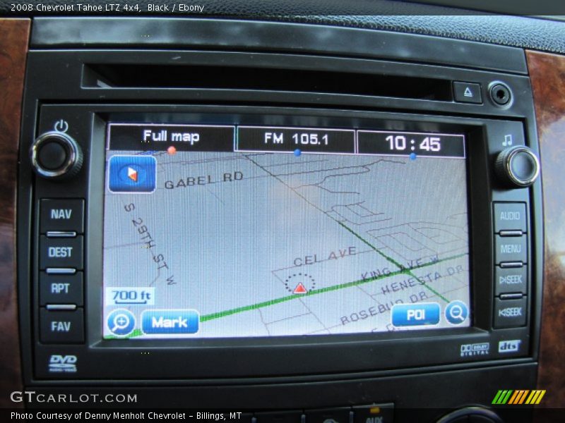 Navigation of 2008 Tahoe LTZ 4x4