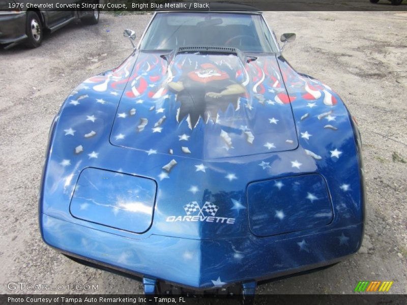 Bright Blue Metallic / Black 1976 Chevrolet Corvette Stingray Coupe