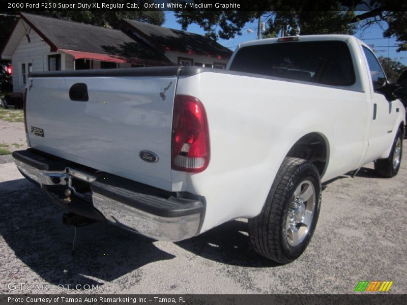 Oxford White / Medium Graphite 2000 Ford F250 Super Duty XL Regular Cab