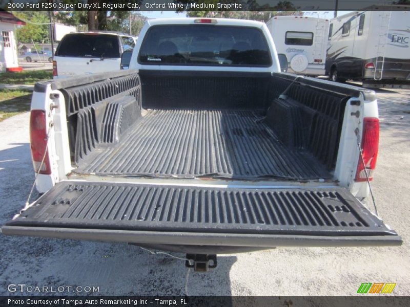 Oxford White / Medium Graphite 2000 Ford F250 Super Duty XL Regular Cab