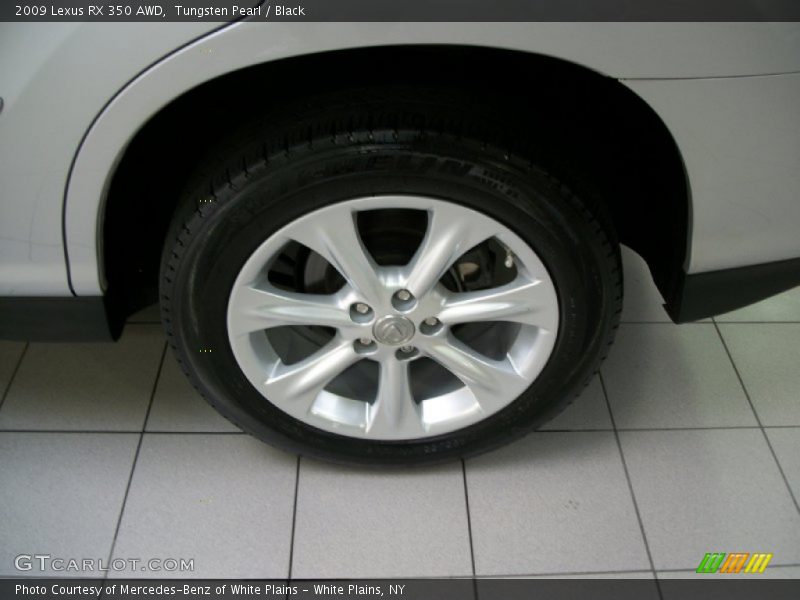 Tungsten Pearl / Black 2009 Lexus RX 350 AWD