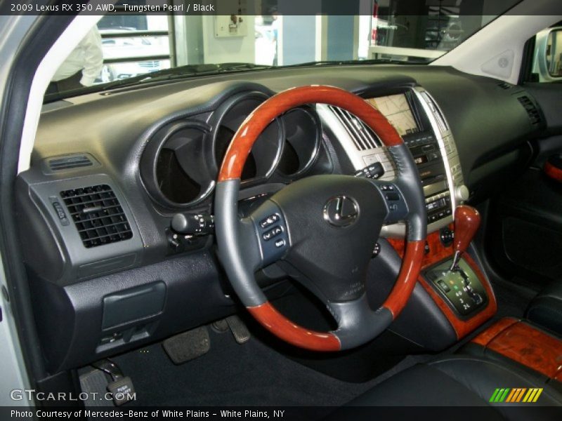 Tungsten Pearl / Black 2009 Lexus RX 350 AWD