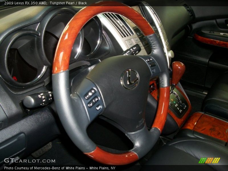 Tungsten Pearl / Black 2009 Lexus RX 350 AWD