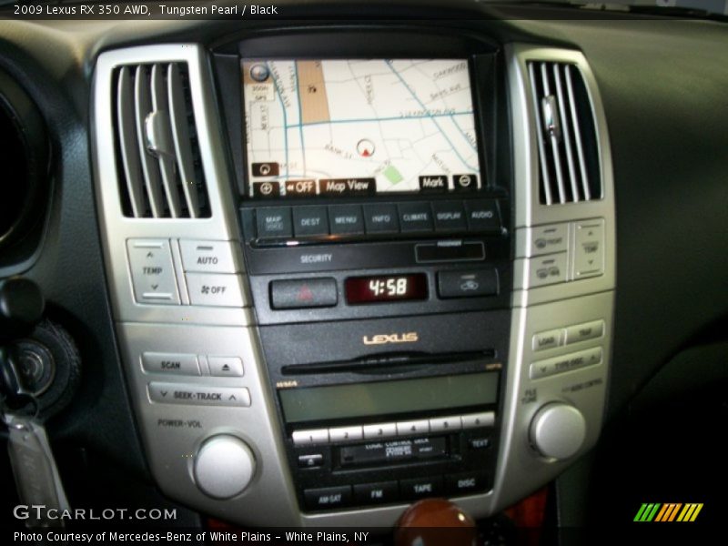 Tungsten Pearl / Black 2009 Lexus RX 350 AWD