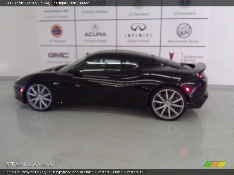 Starlight Black / Black 2011 Lotus Evora S Coupe