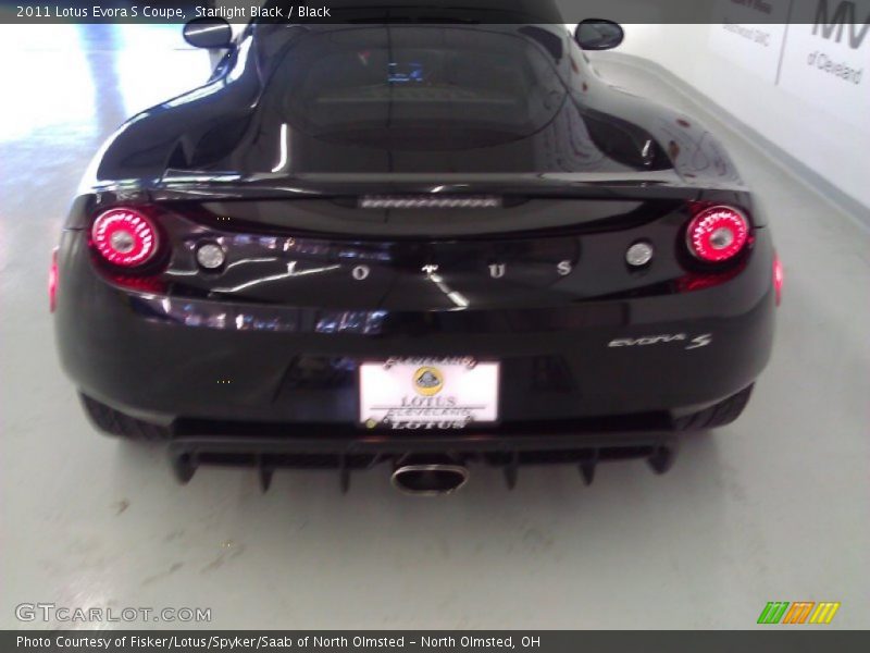 Starlight Black / Black 2011 Lotus Evora S Coupe