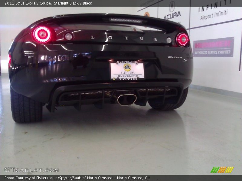 Starlight Black / Black 2011 Lotus Evora S Coupe