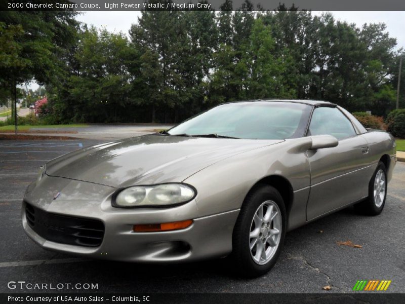 Light Pewter Metallic / Medium Gray 2000 Chevrolet Camaro Coupe