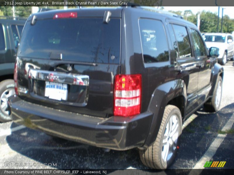 Brilliant Black Crystal Pearl / Dark Slate Gray 2012 Jeep Liberty Jet 4x4