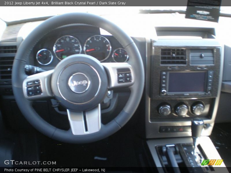 Brilliant Black Crystal Pearl / Dark Slate Gray 2012 Jeep Liberty Jet 4x4