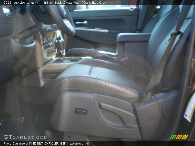 Brilliant Black Crystal Pearl / Dark Slate Gray 2012 Jeep Liberty Jet 4x4