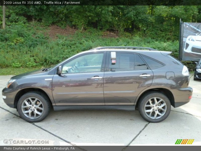 Truffle Mica / Parchment 2009 Lexus RX 350 AWD