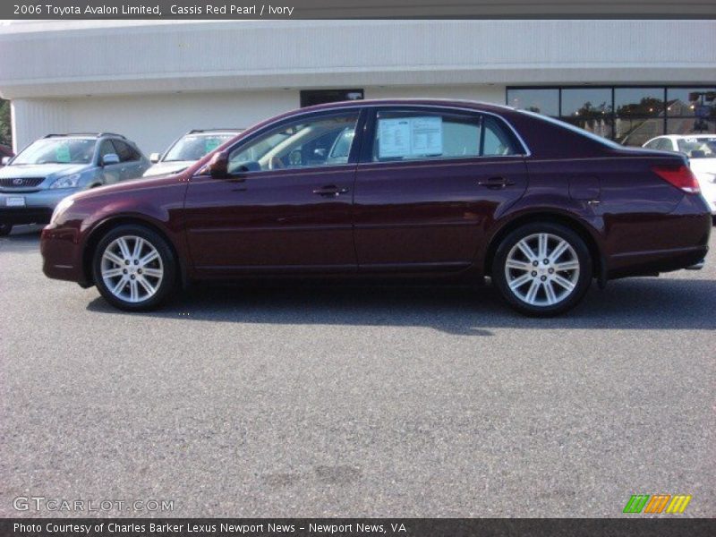 Cassis Red Pearl / Ivory 2006 Toyota Avalon Limited