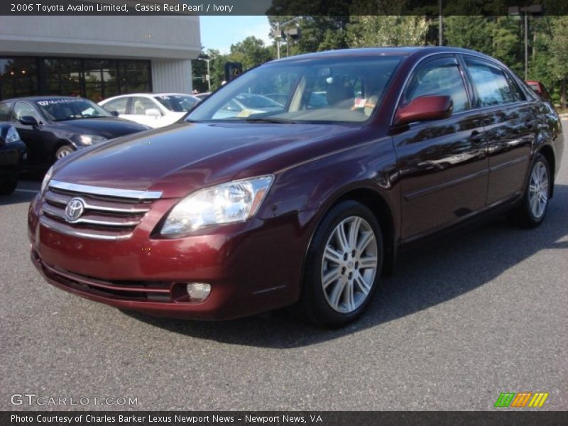 Cassis Red Pearl / Ivory 2006 Toyota Avalon Limited