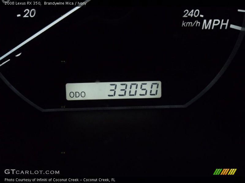 Brandywine Mica / Ivory 2008 Lexus RX 350