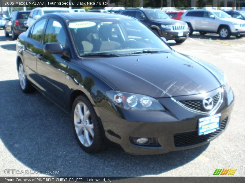 Black Mica / Black 2009 Mazda MAZDA3 i Touring Sedan