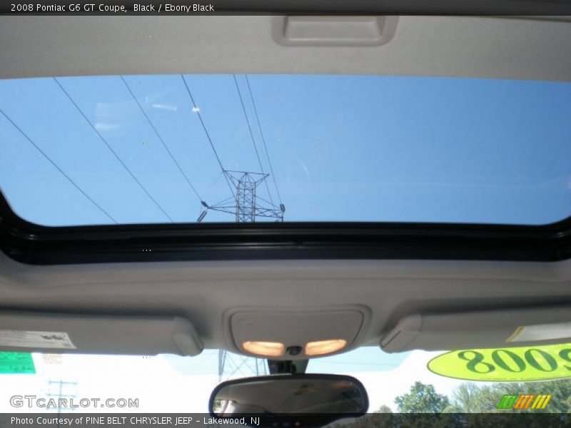 Black / Ebony Black 2008 Pontiac G6 GT Coupe