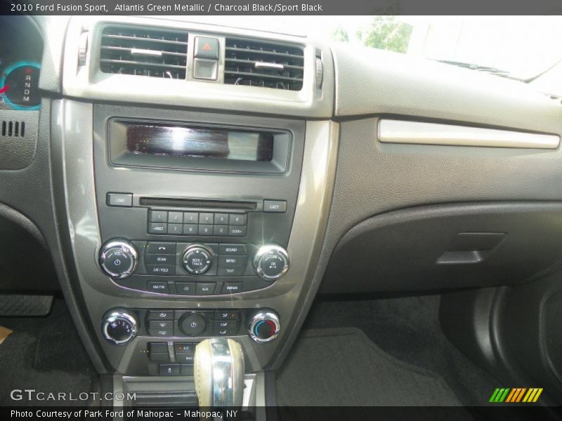 Atlantis Green Metallic / Charcoal Black/Sport Black 2010 Ford Fusion Sport