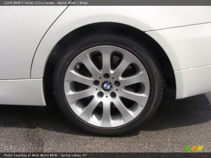 Alpine White / Beige 2008 BMW 3 Series 335xi Sedan